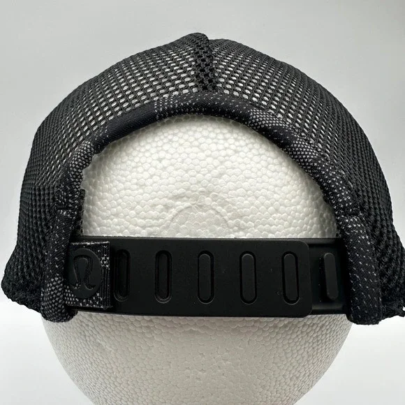 Lululemon Hat Cap SnapBack Men Black Camo Mesh Trucker Adjustable Athletic Gym - Picture 6 of 9